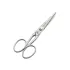 Foarfeca de cusaturi de uz casnic si profesional din otel carbon placat cu nichel mat sablat, manere egale, Premax, colectia Croma, 11.5cm (4-1/2")