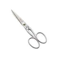 Foarfeca de cusaturi de uz casnic si profesional din otel carbon placat cu nichel mat sablat, manere egale, Premax, colectia Croma, 11.5cm (4-1/2")