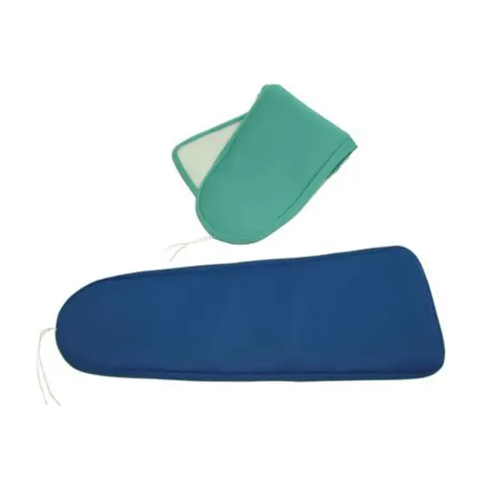 Husa CO 120 PRONTO-STIRO pentru presa, 100% poliester stretch, cu pasla grosime 12mm + spuma siliconata grosime 10mm, 1.130x435x235mm, albastru