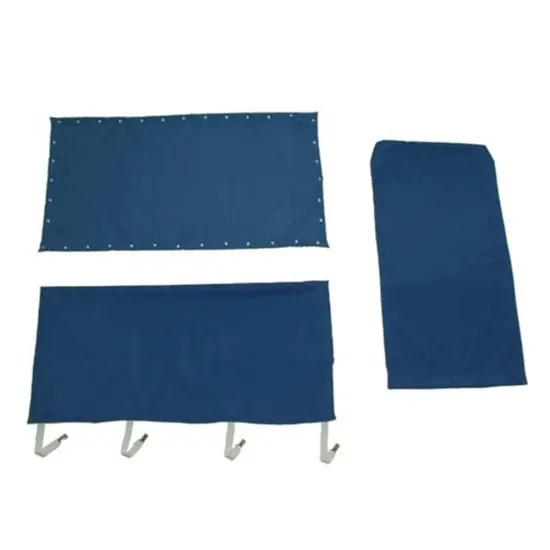 Husa cu gauri pentru nasturi pentru raftul inferior al mesei de calcat, 100% poliester, 900x520mm, albastru