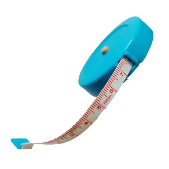 Ruleta centimetru de croitorie, 150 cm, albastru