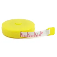 Ruleta centimetru de croitorie, 150 cm, galben