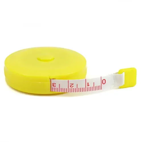 Ruleta centimetru de croitorie, 150 cm, galben