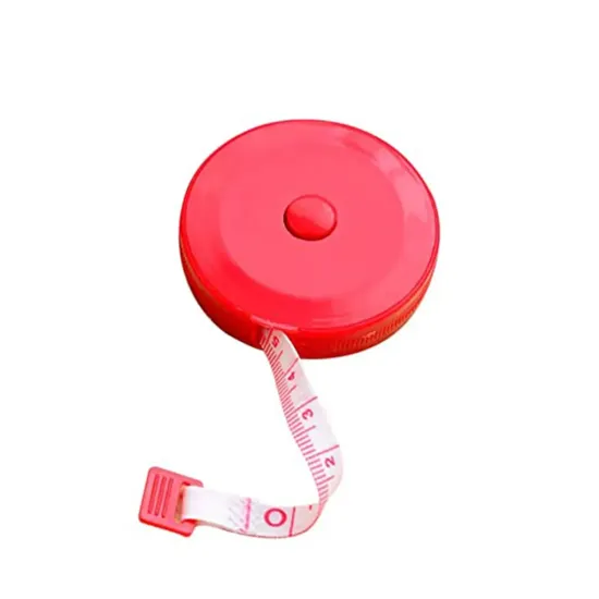 Ruleta centimetru de croitorie, 150 cm, rosu