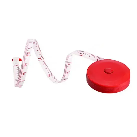 Ruleta centimetru de croitorie, 150 cm, rosu
