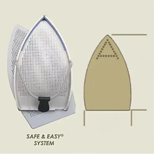 Talpa de protectie din teflon cu rama de aluminiu pentru fier de calcat, 210x117mm