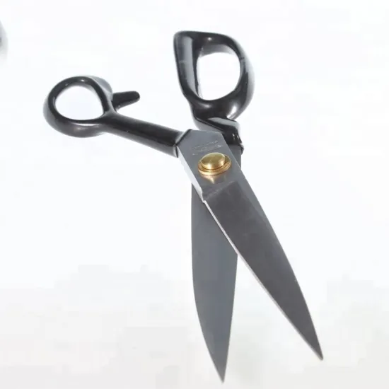 Foarfeca de croitorie de uz casnic si profesional cu lama dreapta, maner negru, otel german de inalta calitate, manere inegale, Golden Eagle, 23cm (9″)