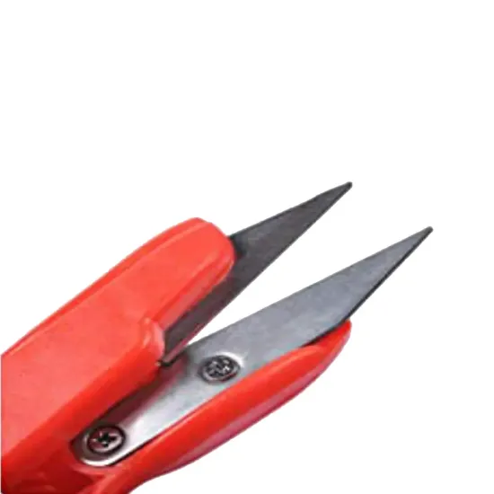 Forfecuta tip ciupitoare pentru ate, manere din plastic, diverse culori, Golden Eagle, 10.8 cm - set 12 buc