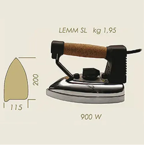 Fier de calcat electric cu aburi LEMM SL, 900W, 200x115mm, 1.95 kg