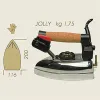 Fier de calcat electric cu aburi JOLLY, 800W, 200x116mm, 1.75 kg