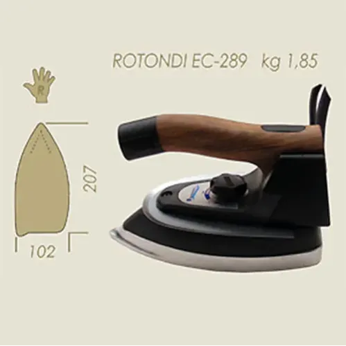 Fier de calcat electric cu aburi ROTONDI EC-289, 800W, 190x115mm, 1.85 kg