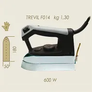 Fier de calcat electric cu aburi TREVIL F014, 600W, 180x50mm, 1.30 kg