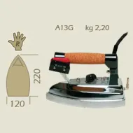 Fier de calcat electric cu aburi A13G, 220x120mm, 2.20 kg