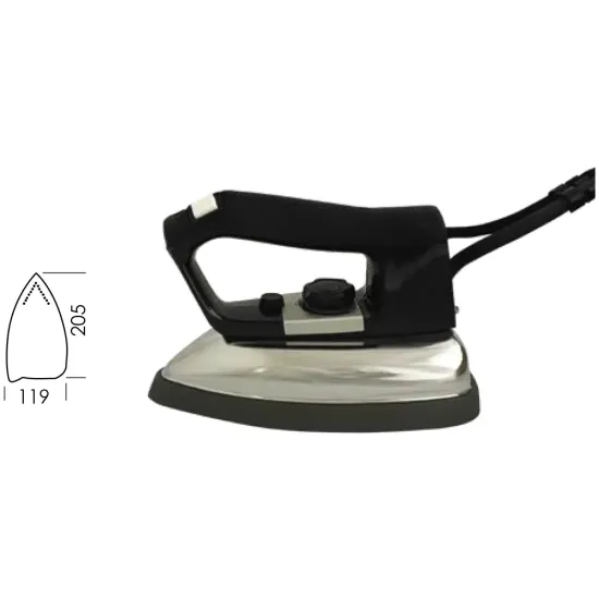 Fier de calcat electric cu aburi H2ENEW BLACK, 800W, 205x119mm, 1.50 kg
