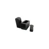Suport frontal microintrerupator pentru fier de calcat electric cu aburi LEMM, LEMM BLACK