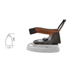 Fier de calcat electric cu aburi TECHNE T1, 800W, 205x119mm, 1.85 kg