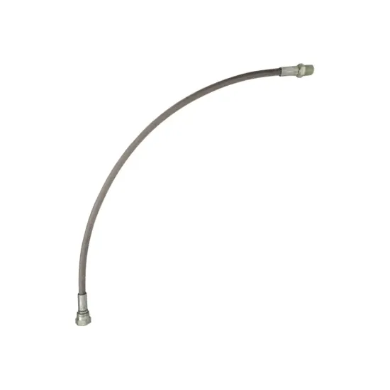 Furtun flexibil din PTFE cu invelis din otel inoxidabil-terilena impletit, lungime 2500mm, Ø 10mm, M.F. 3/8"