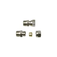 Racord pentru tevi de cupru, filet M. 1/8", Ø 6mm