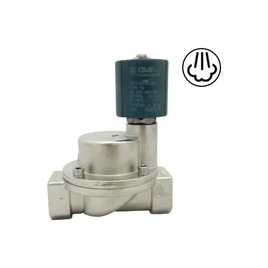 Electrovalva pentru vapori CEME, 24V (9017), PTFE Ø 38mm, 1 1/4″