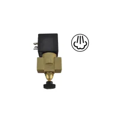 Electrovalva pentru vapori SA-MA, reglabila, 230V (500/RS), Ø 4.5mm, 1/4″