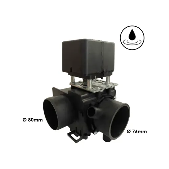 Electrovalva unghiulara pentru apa MDB, O-3 RA SC, 230V, NO, 3"