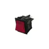 Comutator basculant ON/OFF cu 4 conectori pentru generator de abur, rosu