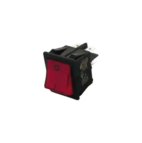 Comutator basculant ON/OFF cu 4 conectori pentru generator de abur, rosu
