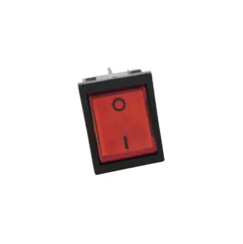 Comutator basculant ON/OFF cu 6 conectori pentru generator de abur, rosu