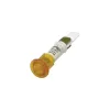 Indicator martor prezenta tensiune, 230V, galben