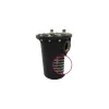 Condensator complet din plastic, filet (R) 1/2", Ø intrare (X) 2", prindere capac (Y) 1", inaltime (H) 390,  Ø exterior 150mm, model PM10