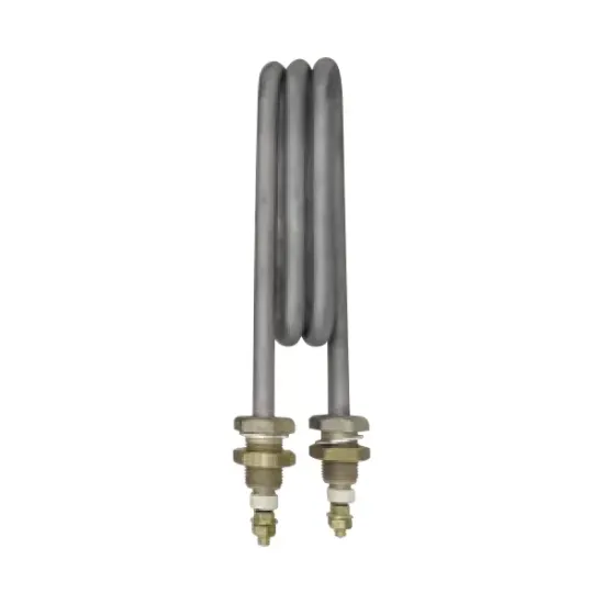 Element de incalzire (rezistenta) cu doua spire pentru echipamente de calcat BM - FIMAS, lungime 230mm, filet 3/8″, 230V, 2000W