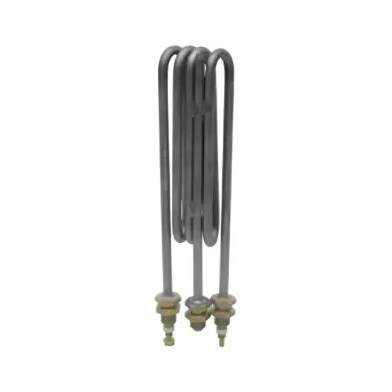 Element de incalzire (rezistenta) cu trei spire, cu suport pentru sonda Ø 7mm, pentru echipamente de calcat CAMPTEL, lungime 270mm, filet 3/8″, 230V, 4000W