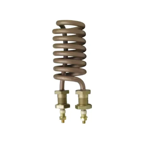 Element de incalzire (rezistenta) spiralat pentru echipamente de calcat, lungime 100mm, filet 3/8″, 230V, 1650W