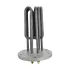 Element de incalzire (rezistenta) cu flansa 6 gauri pentru echipamente de calcat RENZACCI - REALSTAR, lungime 200mm, Ø flansa 152mm, Ø gauri 9mm, distanta intre gauri 128mm, 8500W