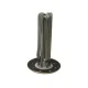 Element de incalzire (rezistenta) cu flansa 8 gauri si garnitura pentru echipamente de calcat TREVIL, Ø flansa 110mm, Ø gauri 8mm, distanta intre gauri 85mm, 6000W