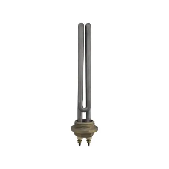 Element de incalzire (rezistenta) cu capat filetat 1" pentru echipamente de calcat, lungime 150mm, 1000W