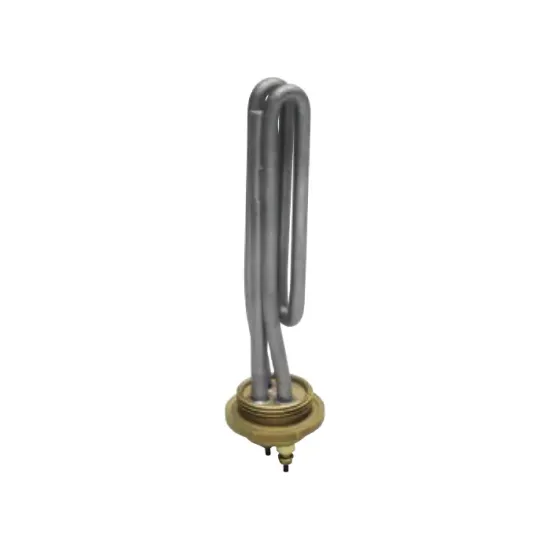 Element de incalzire (rezistenta) cu capat filetat 1" si suport pentru sonda Ø 7mm pentru echipamente de calcat, lungime 150mm, 1000W