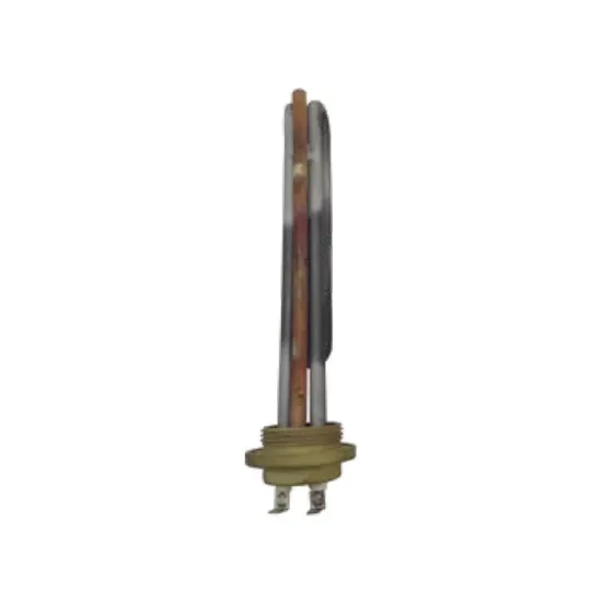 Element de incalzire (rezistenta) cu capat filetat 1 1/4" si suport pentru sonda, pentru echipamente de calcat, lungime 170mm, 900W