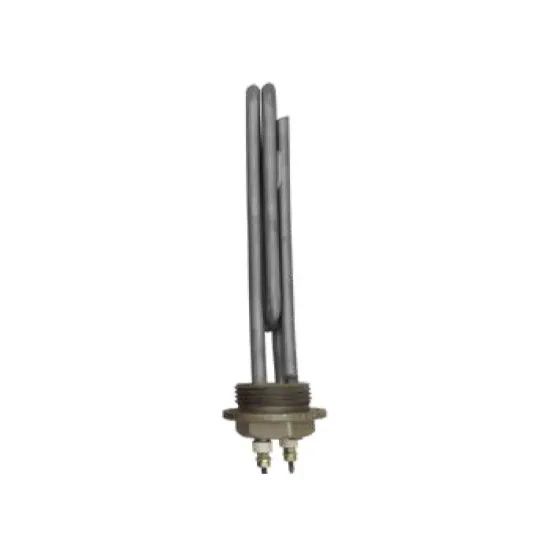 Element de incalzire (rezistenta) cu capat filetat 1 1/4" si suport pentru sonda, pentru echipamente de calcat, lungime 170mm, 1500W