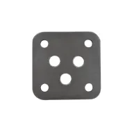 Flansa patrata pentru rezistenta, 4 gauri de prindere, 85x85mm, COMEL