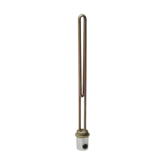 Element de incalzire (rezistenta) cu capat filetat 1 1/2" pentru echipamente de calcat, lungime 480mm, 4000W
