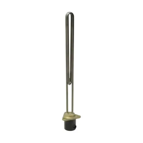 Element de incalzire (rezistenta) cu flansa triunghiulara ∆ 78mm pentru echipamente de calcat, lungime 380mm, 2000W