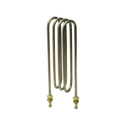 Element de incalzire (rezistenta) tip burduf cu filet 1/4" pentru echipamente de calcat, lungime 230mm, 1100W
