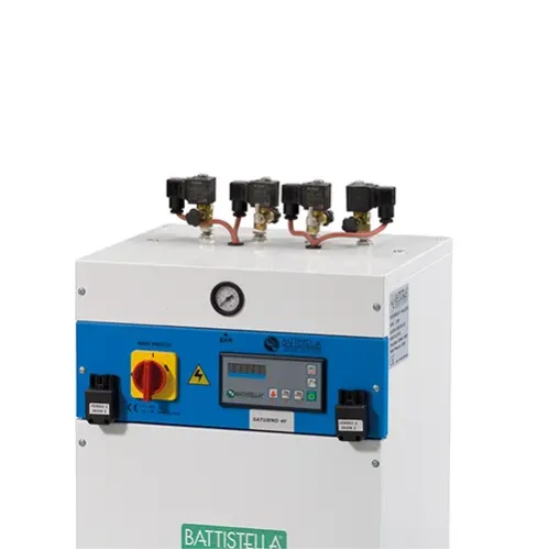 Generator de abur industrial automat cu boiler de 10 litri si 4 iesiri pentru fierul de calcat - Saturno 4F