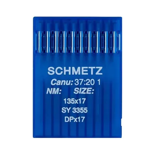 Set 10 ace de cusut pentru masini de cusut industriale, Schmetz, varf regular - R
