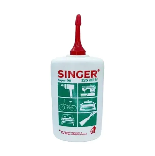 Pompita cu ulei pentru ungerea masinilor de cusut si a altor angrenaje fine, SINGER, 125ml