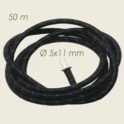 Furtun din silicon cu înveliș textil pentru vapori, utilizat la fierul de calcat, diametru 5×11 mm