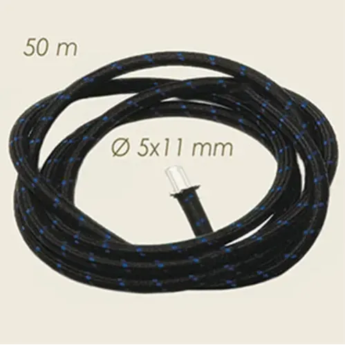 Furtun din silicon cu înveliș textil pentru vapori, utilizat la fierul de calcat, diametru 5×11 mm