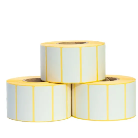 Etichete autoadezive termice cu adeziv permanent pentru imprimante termice, 50x25mm, Ø interior 40mm, 1500 et/rola