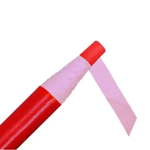 Creion cu autoascutire pentru dat semne pe materiale textile, rosu